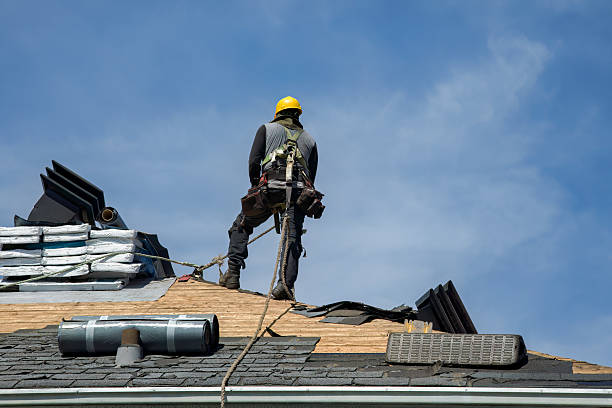 Professional Roof Installation technician working in Winterville, NC